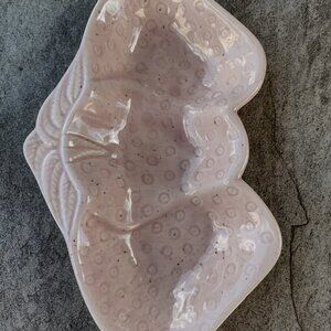 Vintage MCM Belmar California Pottery Pink Strawberry Replacement Tray Dish